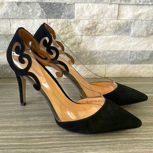Black Suede pumps